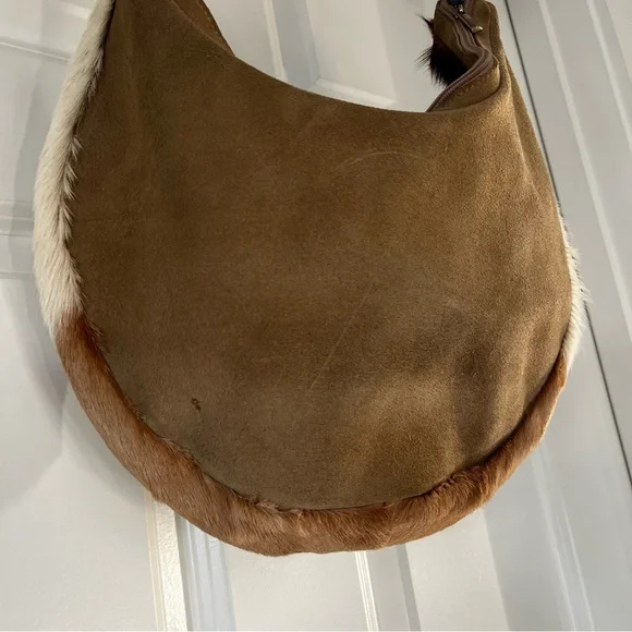Vintage Christie Springbok (real hide) Shoulder Bag - Picture 4 of 10